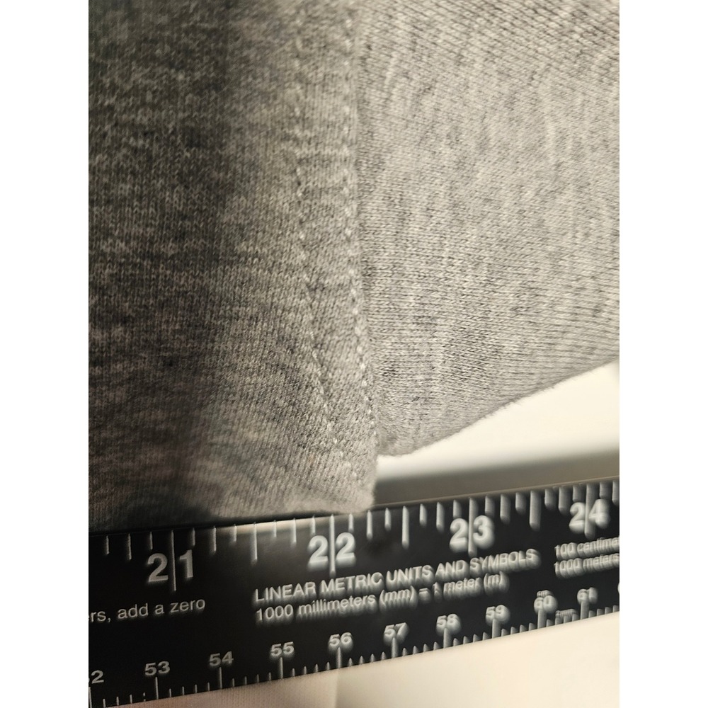 Biker Harley-Davidson Quarter-Zip sweatshirt womens L Gray Graphic Block Logo - Picture 5 of 8